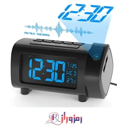 رادیو ساعت زنگدار liorque اتاق خواب مدل hm433a